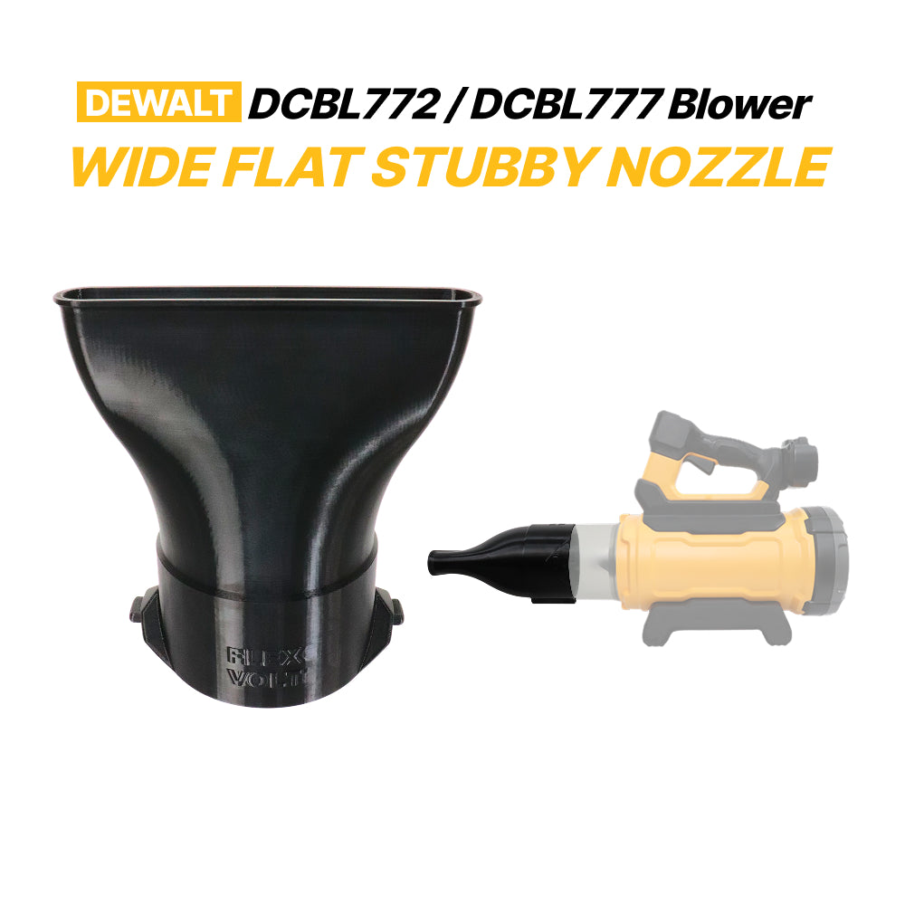 Dewalt DCBL772 / DCBL777 Blower Wide Flat Stubby Nozzle