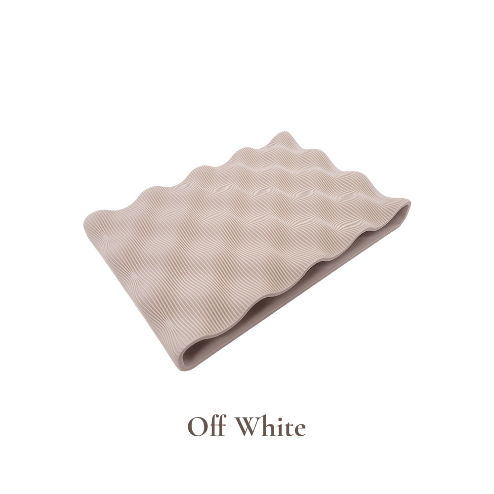 Minimalist Decorative Tray – Wave Style Catchall Organizer for Keys, Accessories & Home Decor