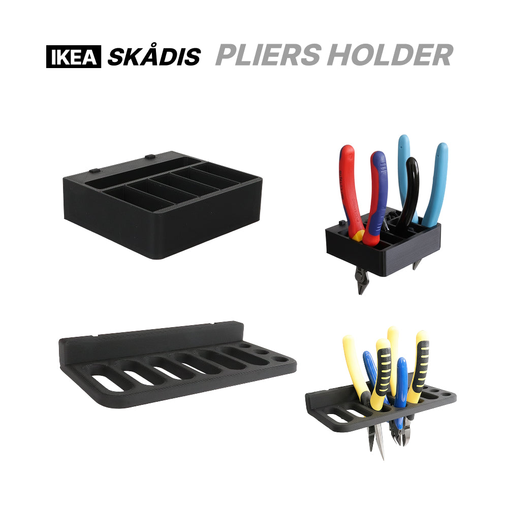 IKEA Skadis T-Clip Pliers Holder for Organized Tools