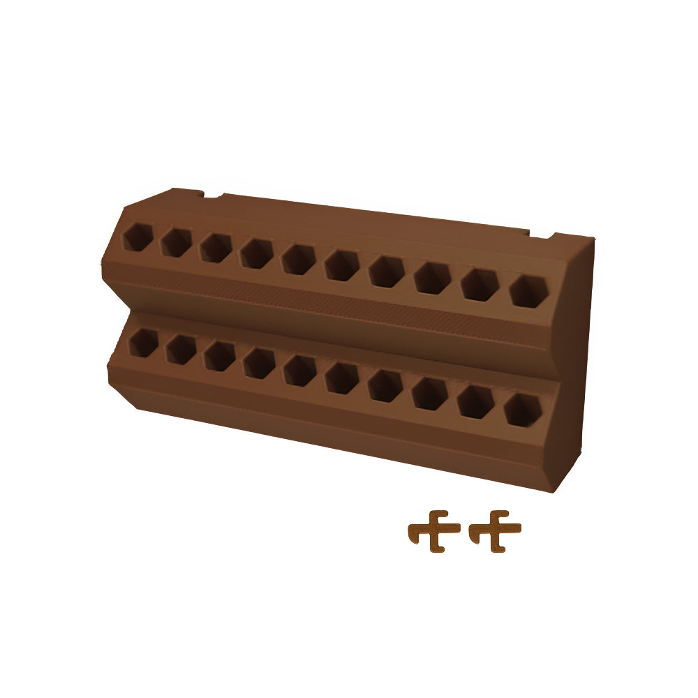 IKEA SKÅDIS 20-Hole Bit Holder – Pegboard Hex Bit Organizer