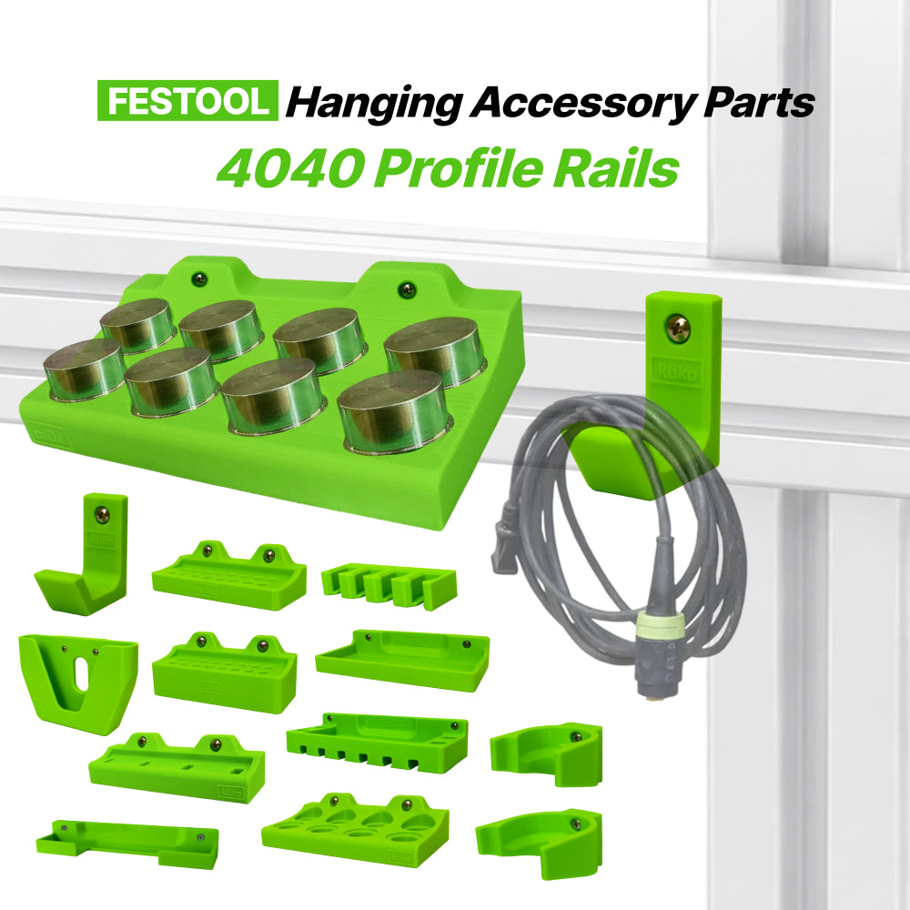 Festool Tool & Accessory Holder Set for 4040 Profile Rails