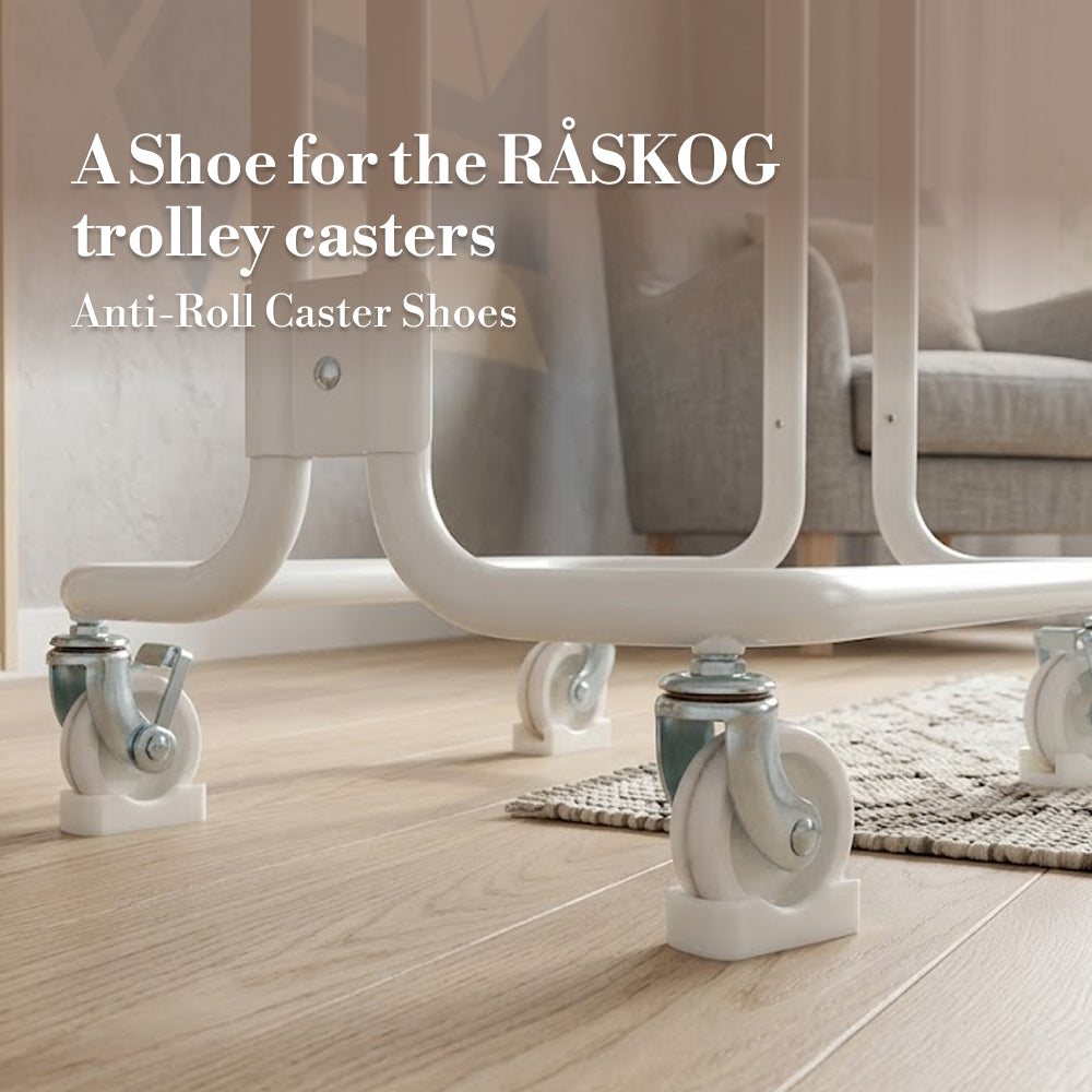 IKEA Trolley Anti-Roll Caster Shoes – Wheel Stopper Set