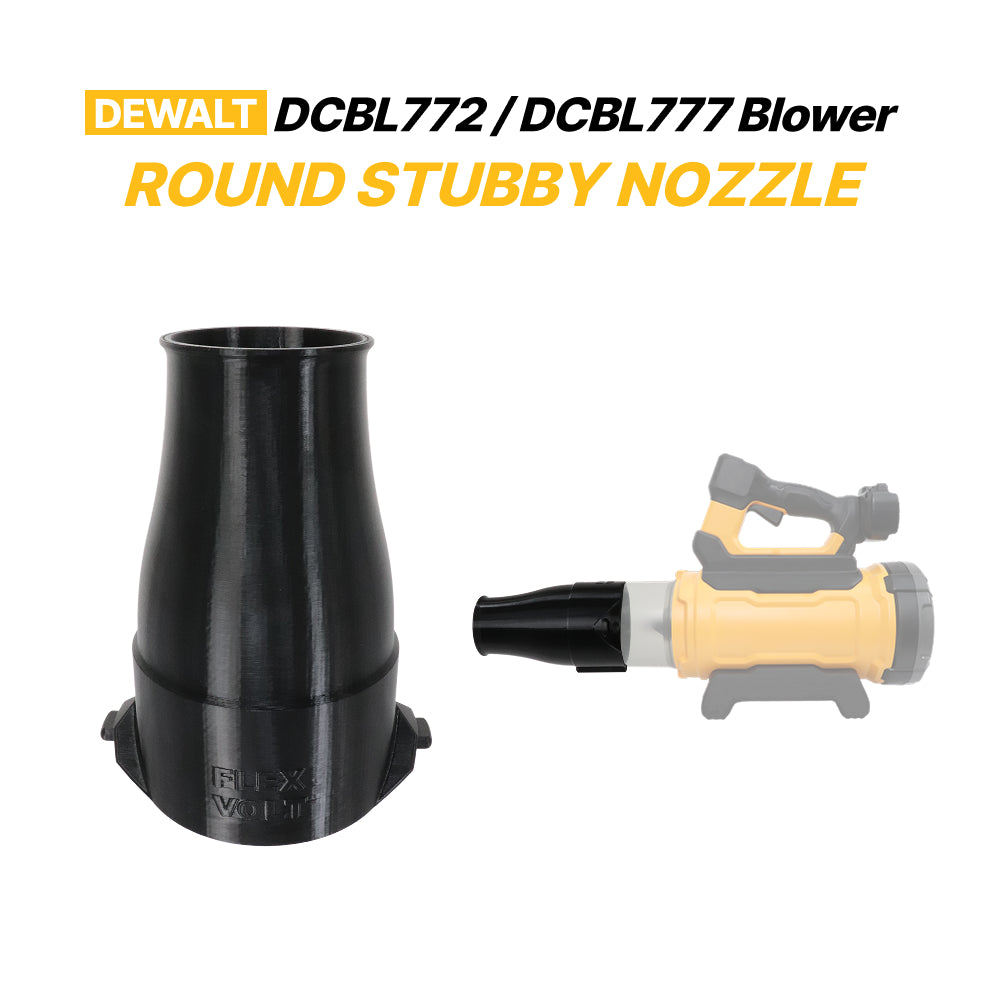 Dewalt DCBL772 / DCBL777 Blower Round Stubby Nozzle – Concentrated Airflow Attachment