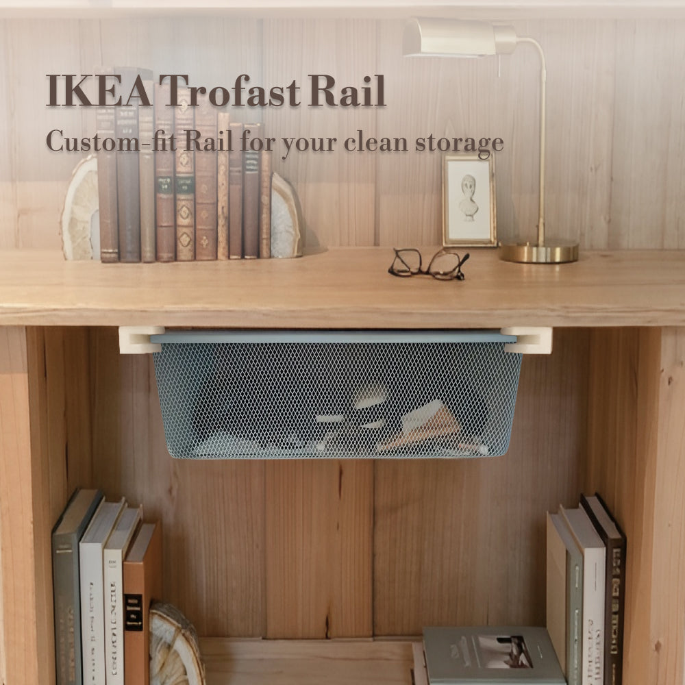 IKEA Trofast Under-Shelf Rail Holder – Storage Bin Support