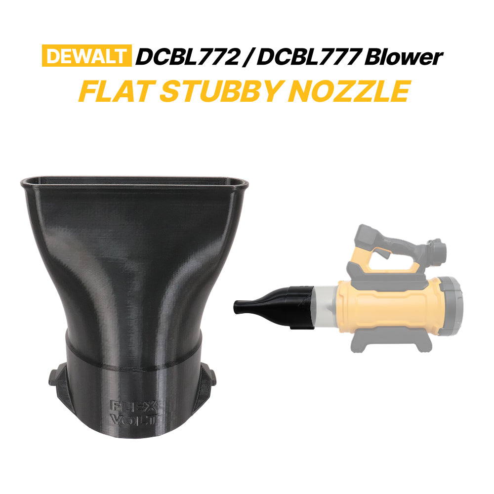 Dewalt DCBL772 / DCBL777 Blower Flat Stubby Nozzle – Directed Airflow Attachment