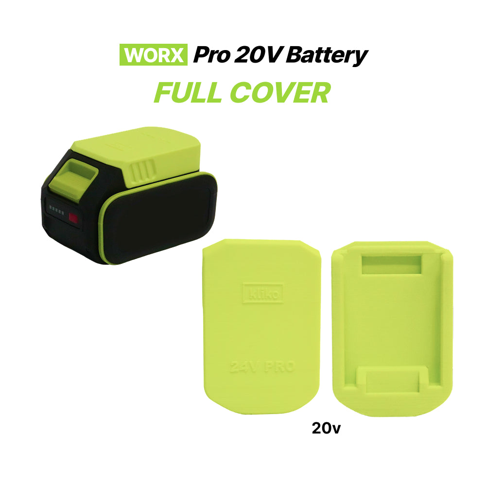 WORX Pro 20V Battery Full Cover