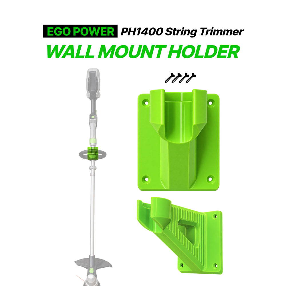 EGO POWER+ PH1400 String Trimmer Wall Mount Holder – Garden Tool Storage Hanger