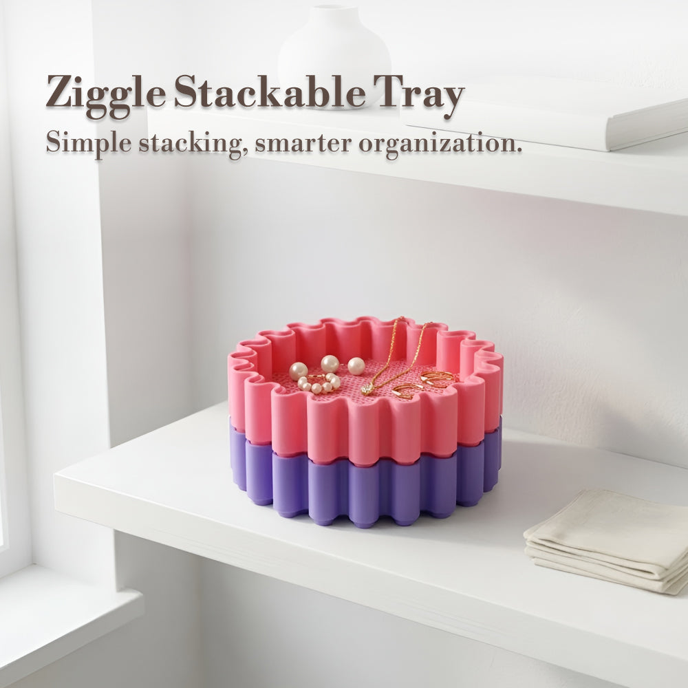 ZIGGLES stackable tray