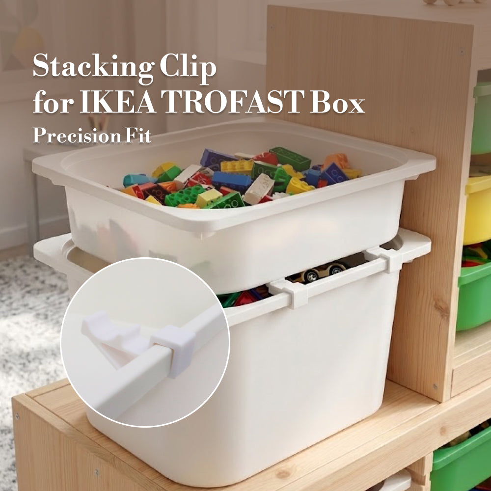 IKEA TROFAST Box Stacking Clip – Storage Bin Connector Set