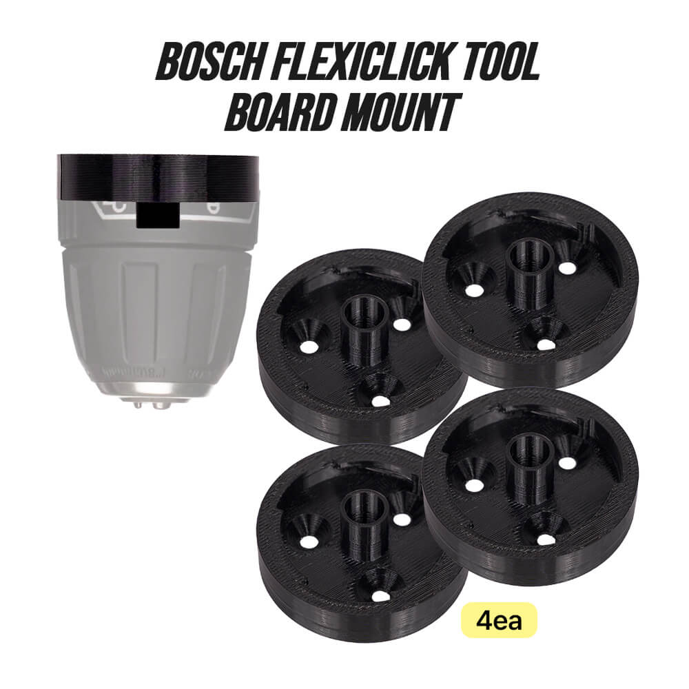 Bosch FlexiClick 12V Tool Board Mount - 4 Set