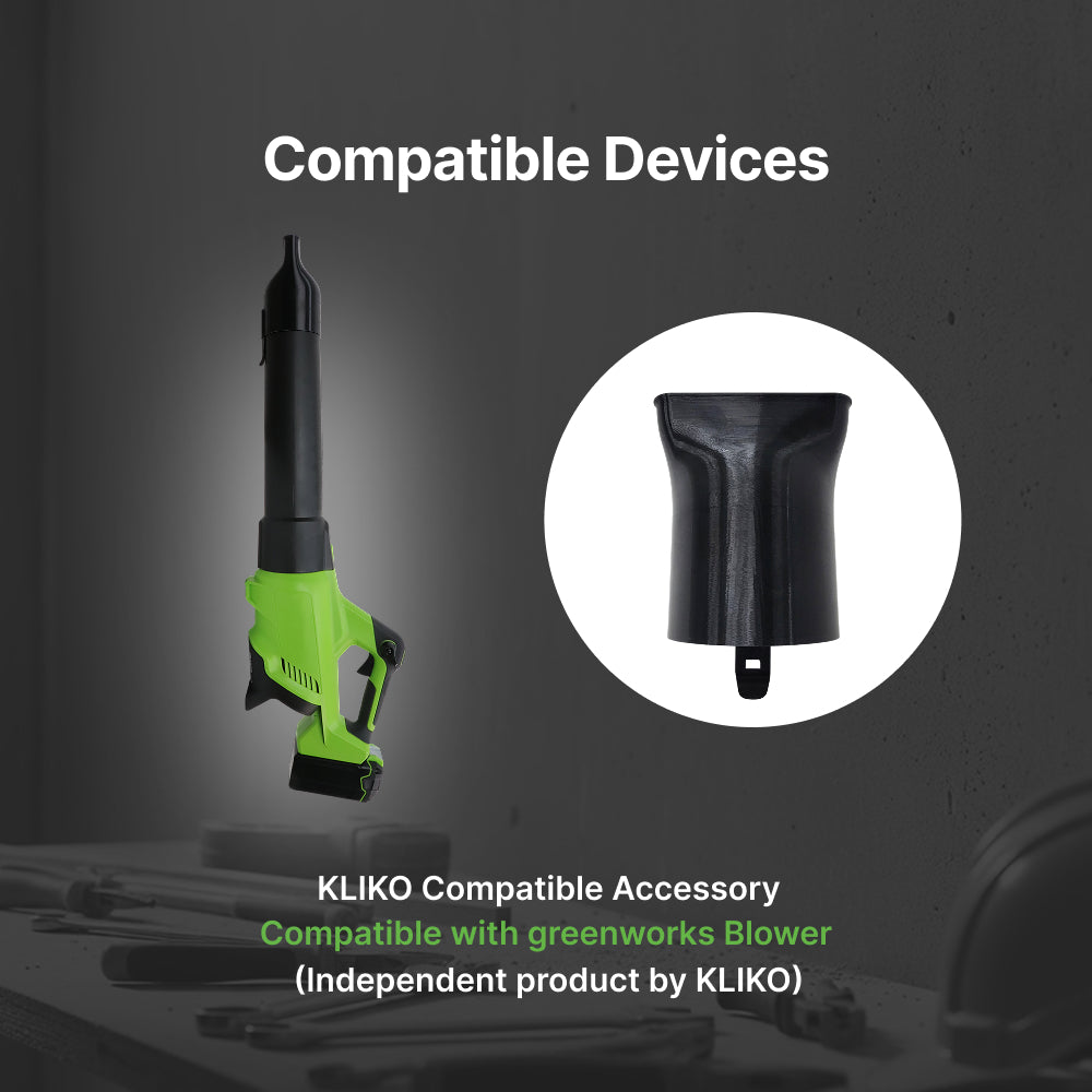 Greenworks Blower Flat Nozzle Tip – Directed Airflow Attachment
