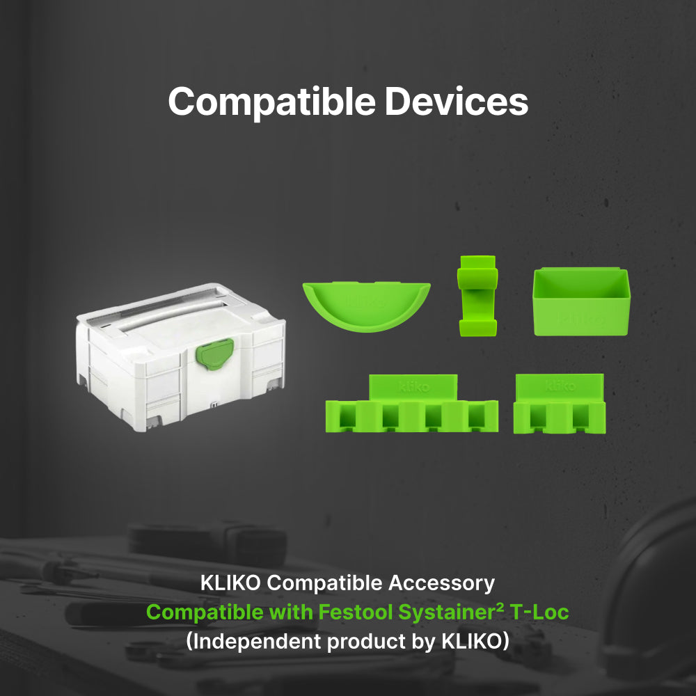 Festool Clip-On Tool Holder Set for Systainer T-Loc