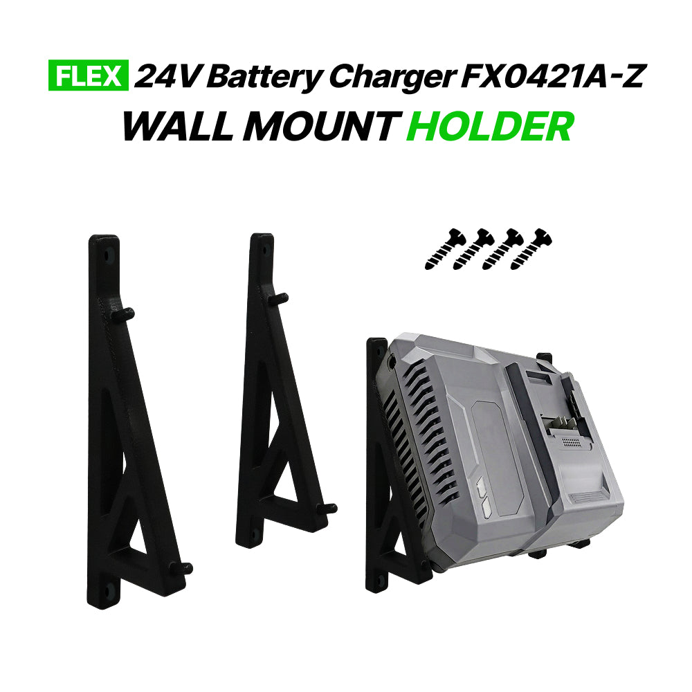 FLEX 24V Battery Charger FX0421A-Z Wall Mount Holder