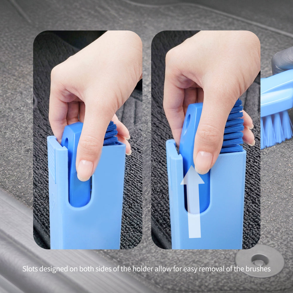 Vikan Utility & Nail Brush Holder with Built-in Cleaning Comb