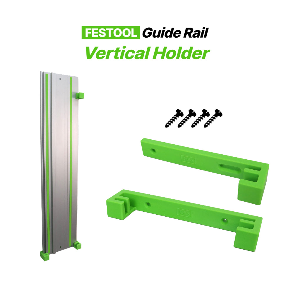 Festool Guide Rail Vertical Holder – Adjustable Wall Mount Storage Bracket