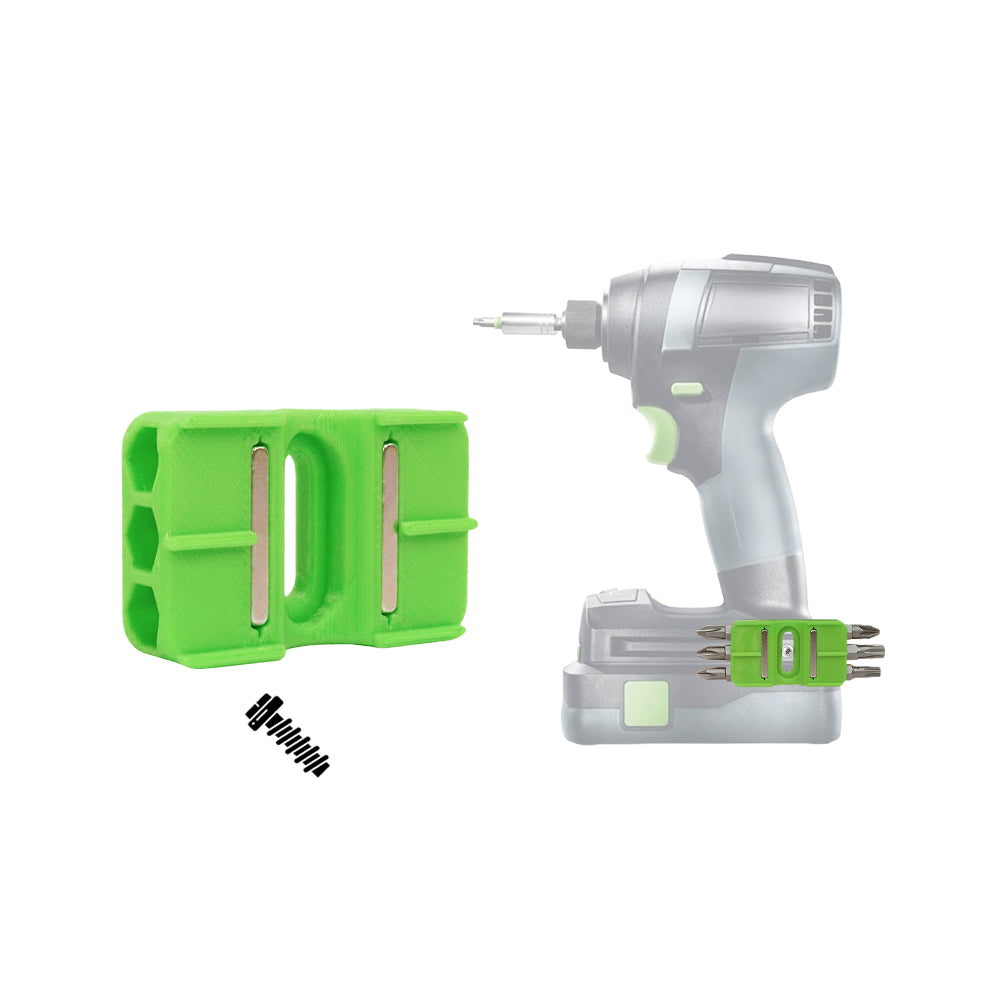 Universal Cordless Impact Driver Side Mount Bit Holder