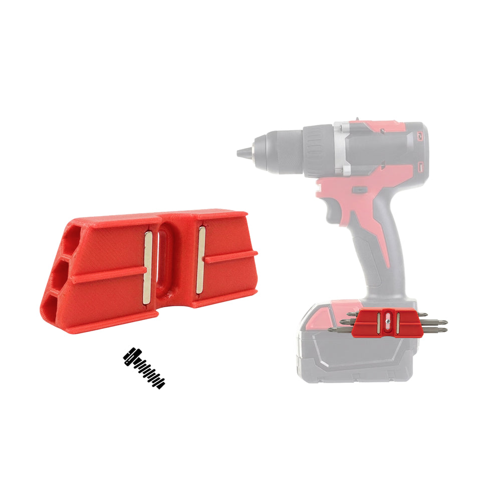 Universal Cordless Impact Driver Side Mount Bit Holder