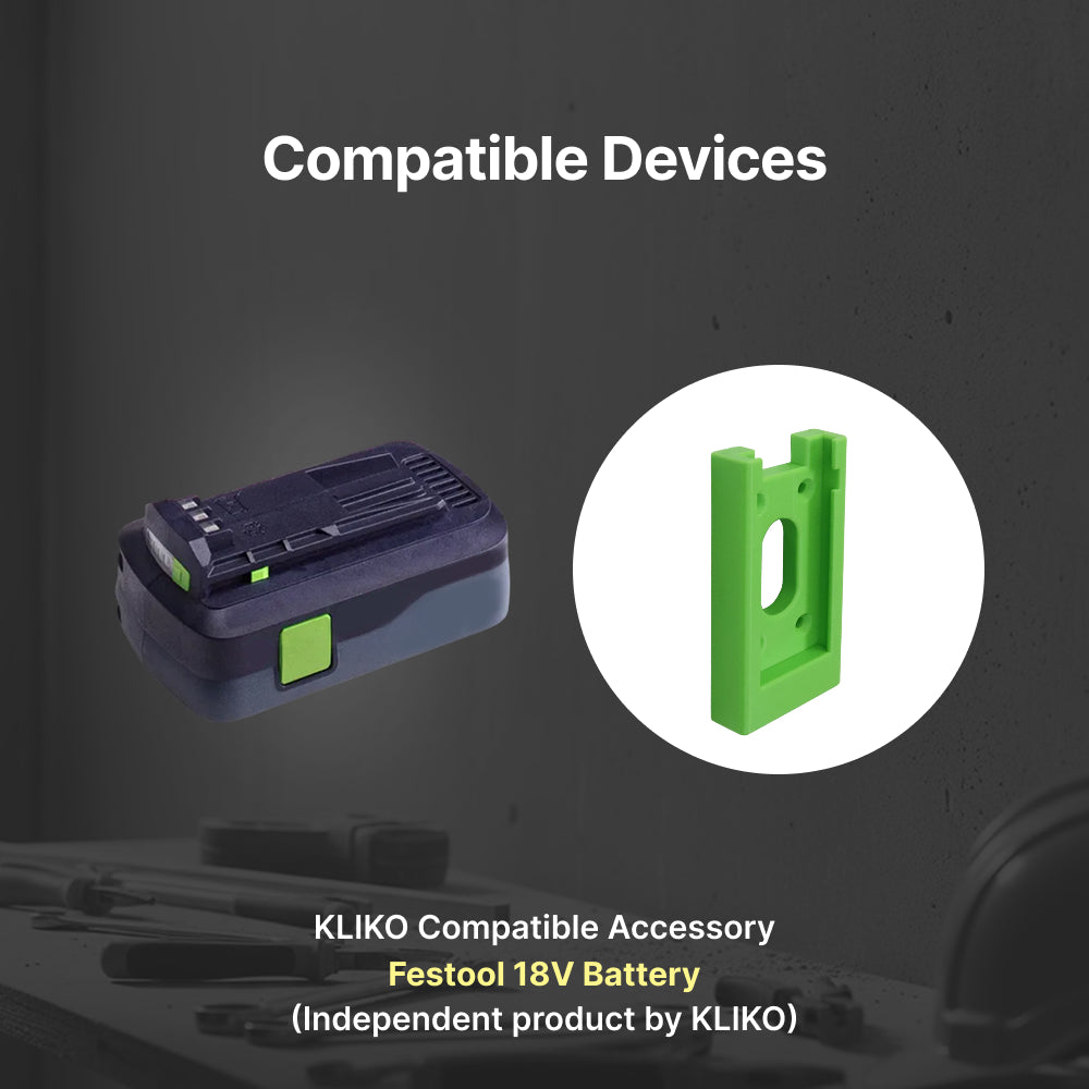 Festool 18V Battery Wall Mount