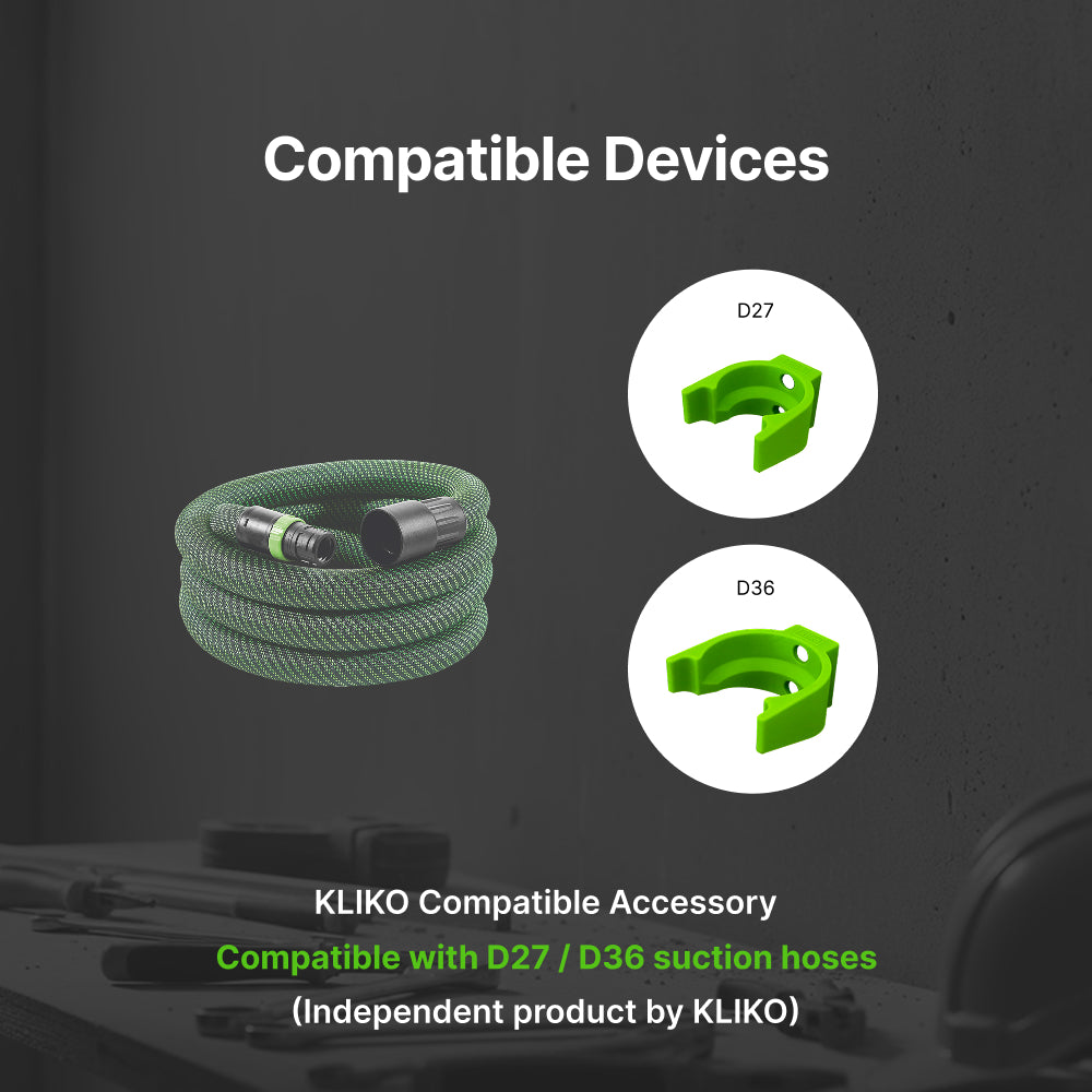 Festool D23 D36 Suction Hose wall mount Holder