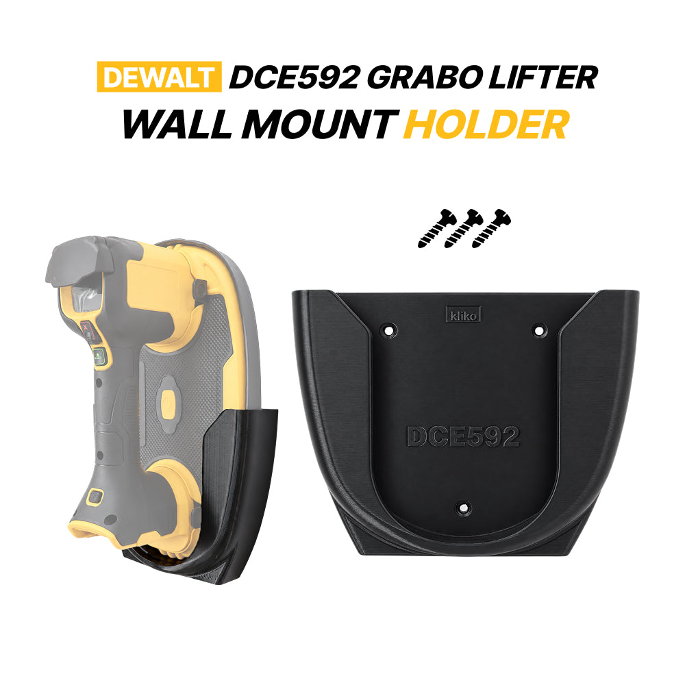 DEWALT DCE592 GRABO Lifter Wall Mount Holder – Power Tool Storage Organizer