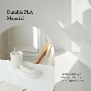 Eco-Friendly PLA Minimalist Organizer for Desk & Home – Customizable Storage for Office Supplies Stationery
