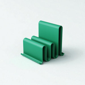 Elegant Bluish Green Notebook Holder – Sleek Minimalist Desk Organizer for A5/A6 Journals Durable PLA Stand for Home &