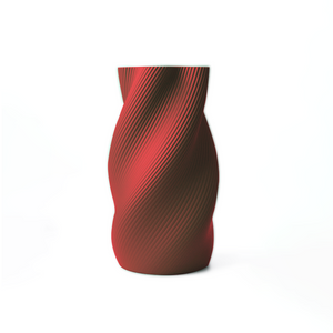 Elegant Spiral Ridged Vase – Modern Decorative Vase with Spiral Ridge Design Elegant Tabletop Flower Vase for Home