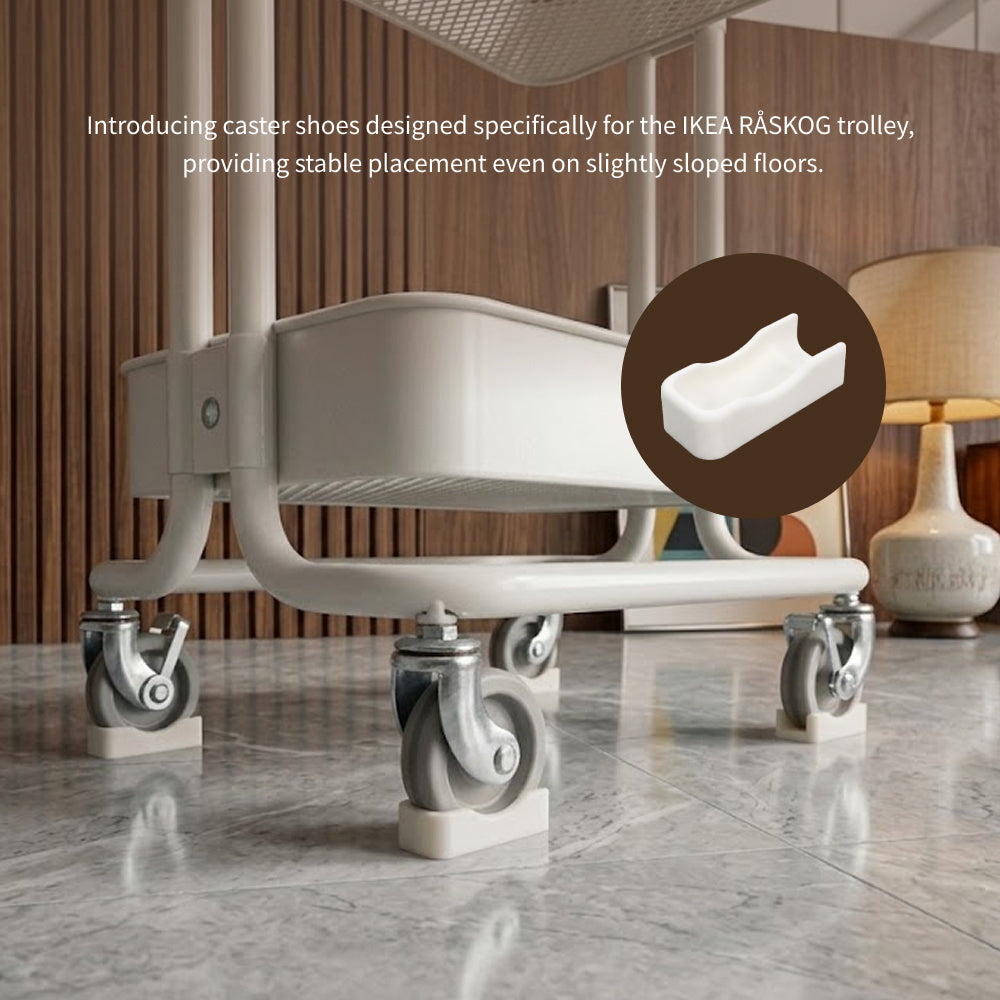 IKEA Trolley Anti-Roll Caster Shoes – Wheel Stopper Set