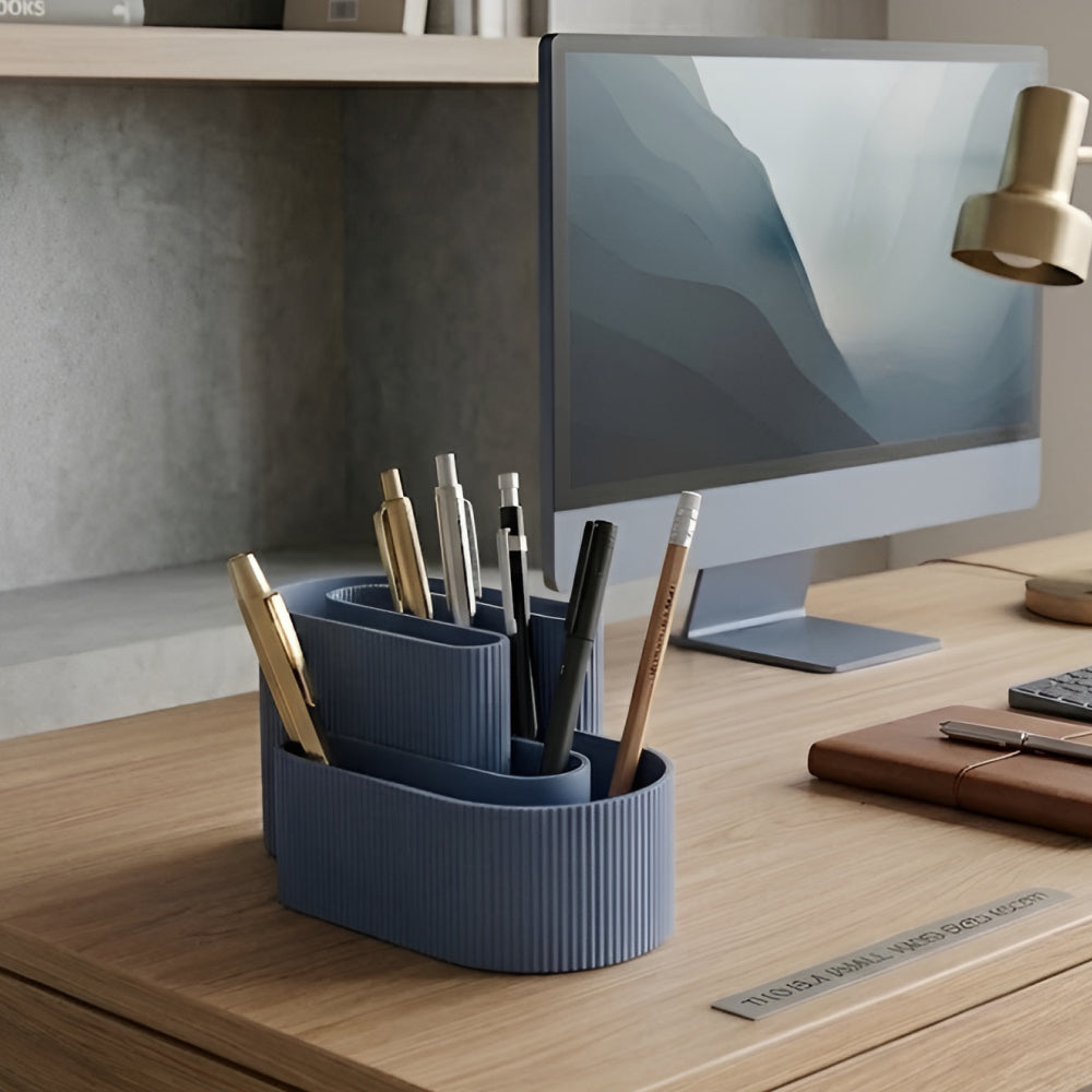 Interlocking Desk Organizer – Two Piece Storage Set