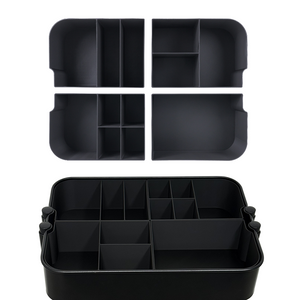 IKEA RÅSKOG Cart Organizer – Modular Storage Bins with Hook Set – Fits Pre 2025 IKEA RÅSKOG Cart (4 Colors Any Tier)