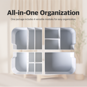 IKEA RÅSKOG Cart Organizer – Modular Storage Bins with Hook Set – Fits Pre 2025 IKEA RÅSKOG Cart (4 Colors Any Tier)