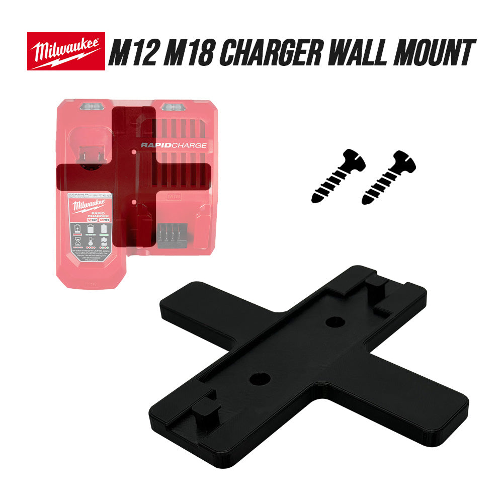 Detachable Mount for Milwaukee M12/M18 Charger