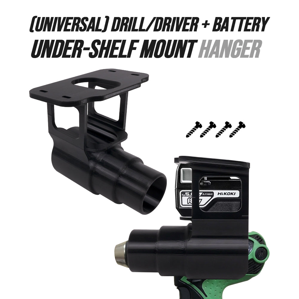 Drill/Driver Hanger Holder for Big Batteries