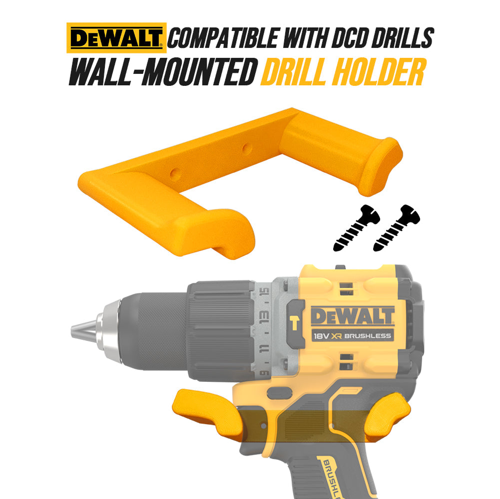 DeWalt Drill Holder – Heavy-Duty Wall Mount Organizer for Garage & Workshop