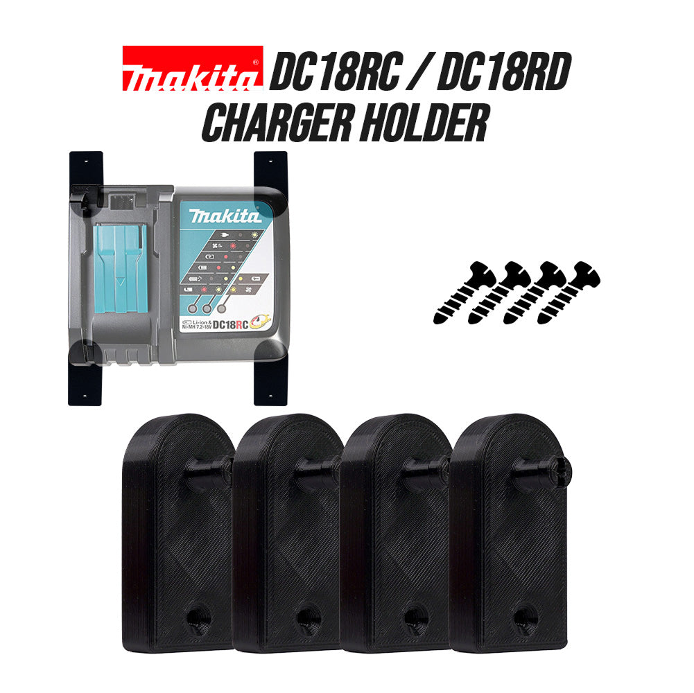 Makita DC18RC / DC18RD Charger Holder – Wall-Mounted Organizer
