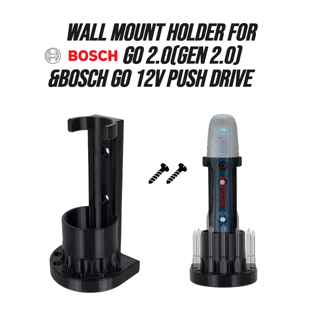 Wall Mount Holder for Bosch GO 2.0 & Bosch GO 12V Push Drive