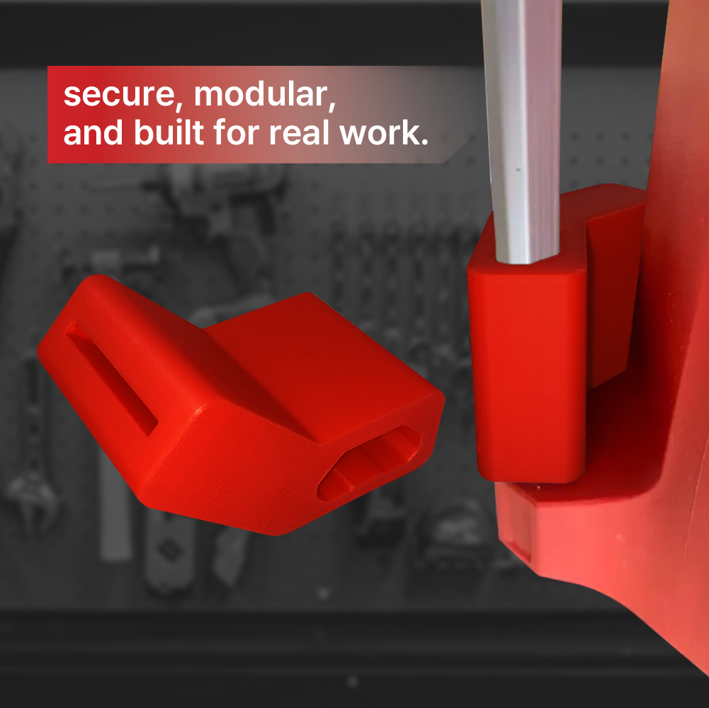 Support de rail Milwaukee Packout – Support de montage durable pour système Milwaukee Packout, idéal pour l'organisation et le stockage des outils, conception robuste