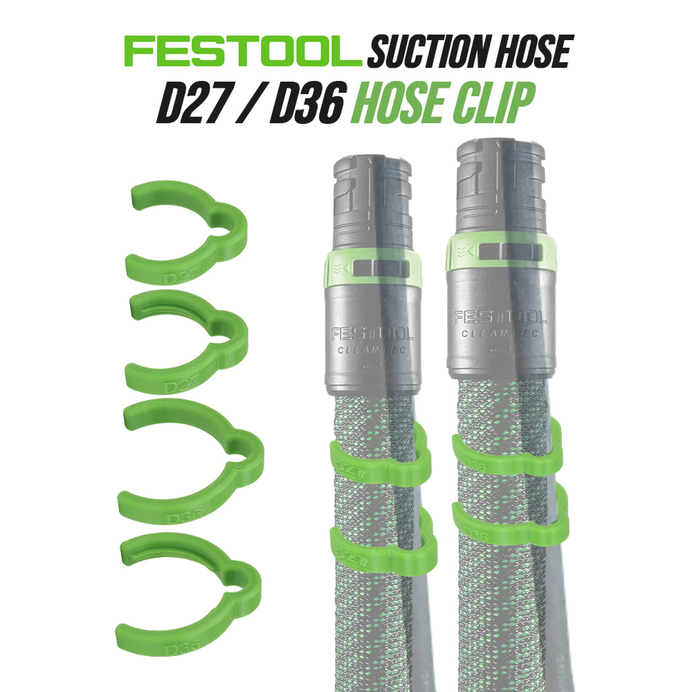 Festool Suction Hose Clip D27 / D36 – Plugit Cord Holder