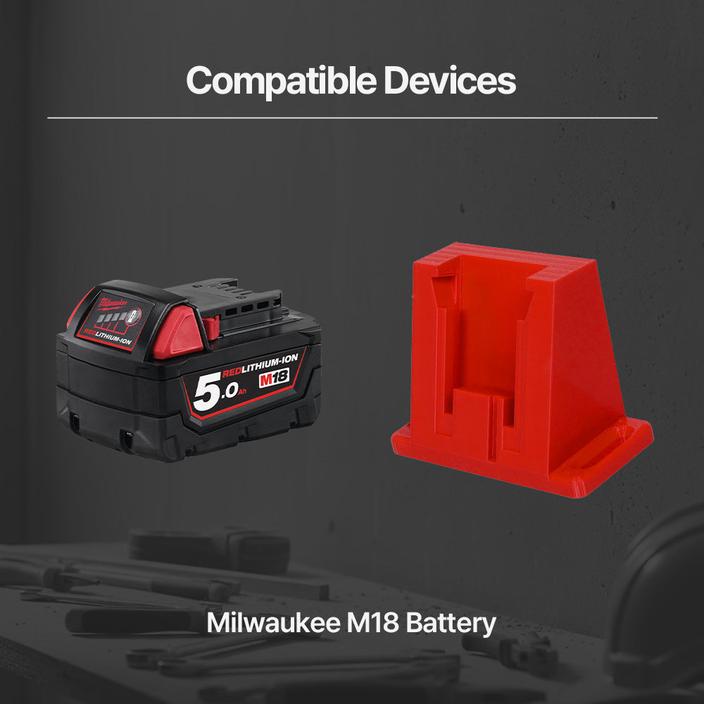 Milwaukee M18 Horizontal Battery Holder