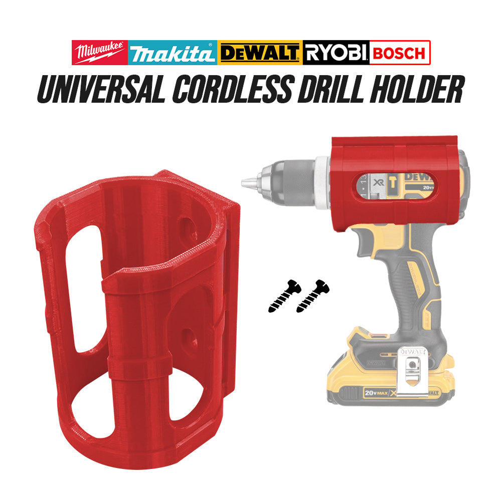 Universal Cordless Drill Holder – Wall-Mounted Organizer