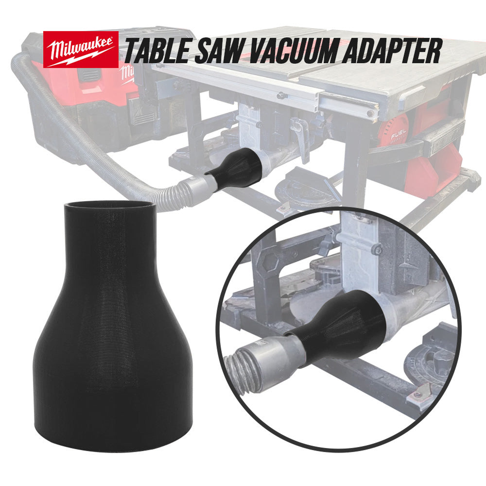 Milwaukee M18 FUEL Table Saw Vacuum Adapter