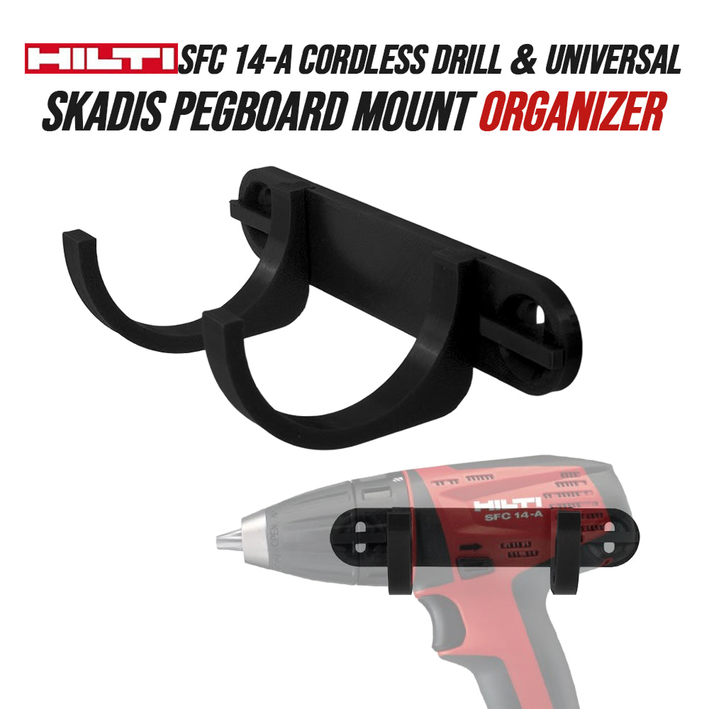 Hilti SFC 14-A Cordless Drill Holder – IKEA Skadis Pegboard