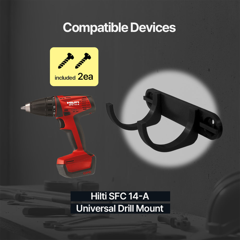 Hilti SFC 14-A Cordless Drill Holder – IKEA Skadis Pegboard