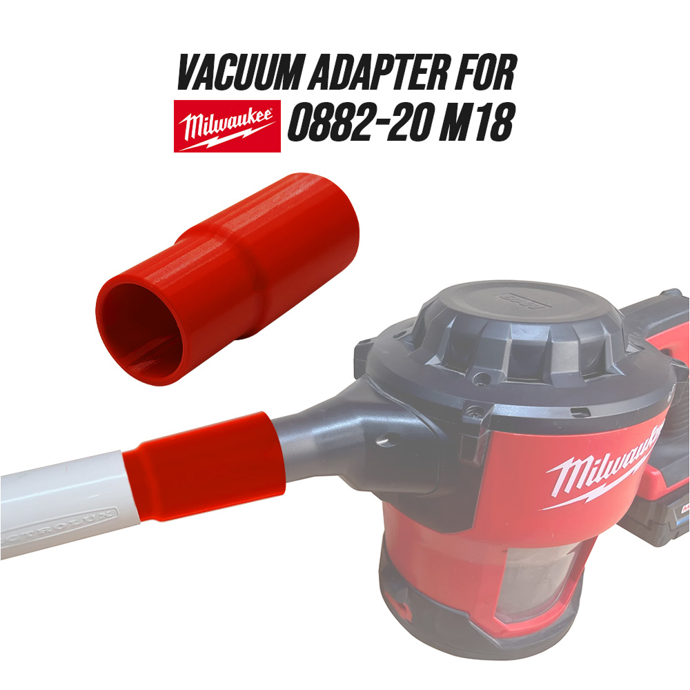 Vacuum Adapter for Milwaukee 0882-20 M18