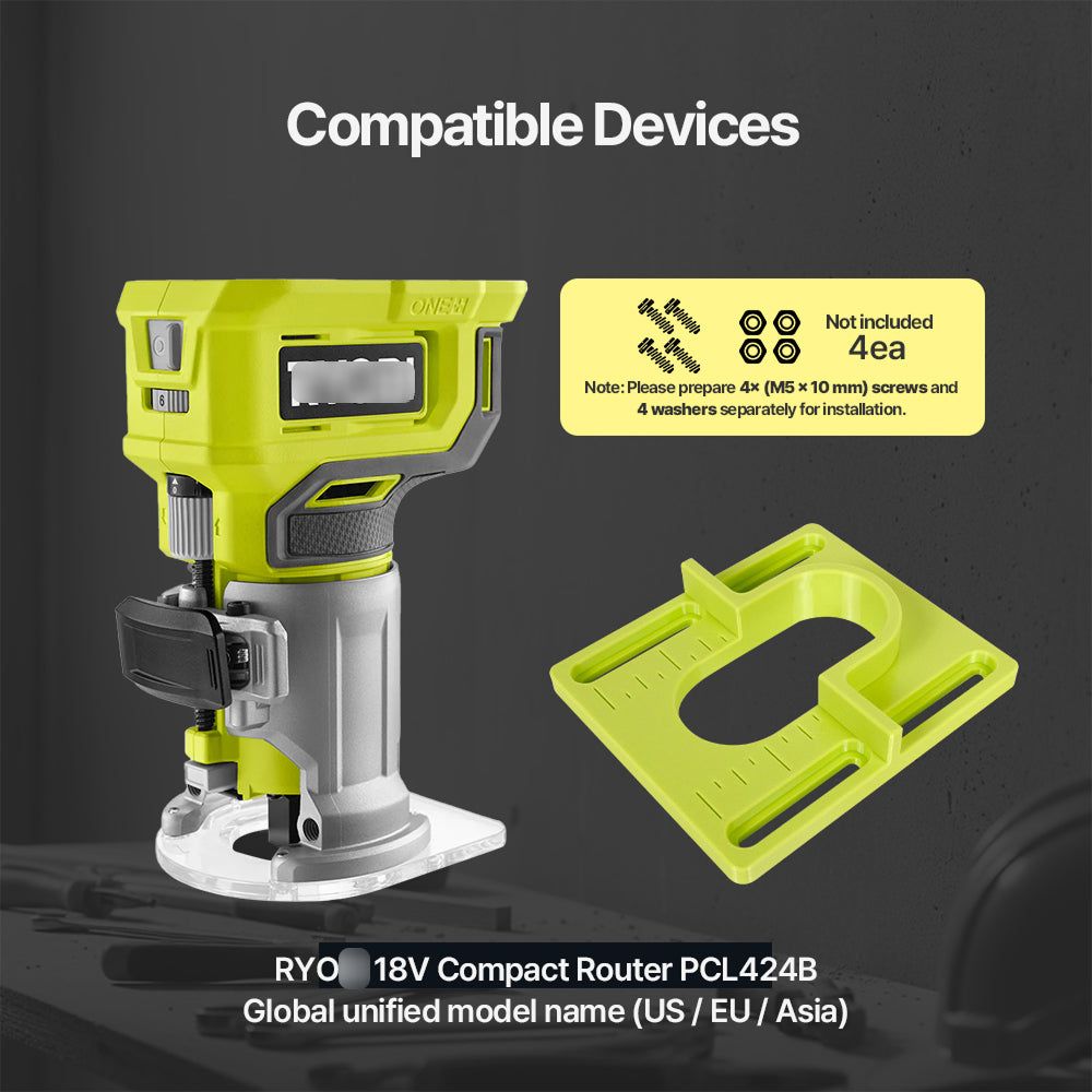 4-Inch Sliding Bevel Guide for Ryobi PCL424B