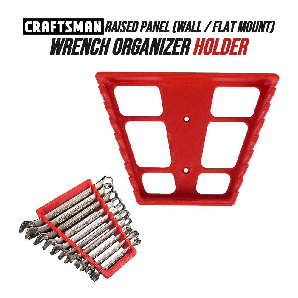 Craftsman Raised Panel Wrench Organizer – 8PCS / 9PCS / 10PC