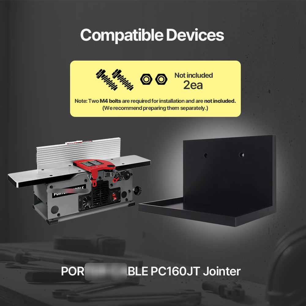 Push Block Holder for Porter-Cable Jointer PC160JT