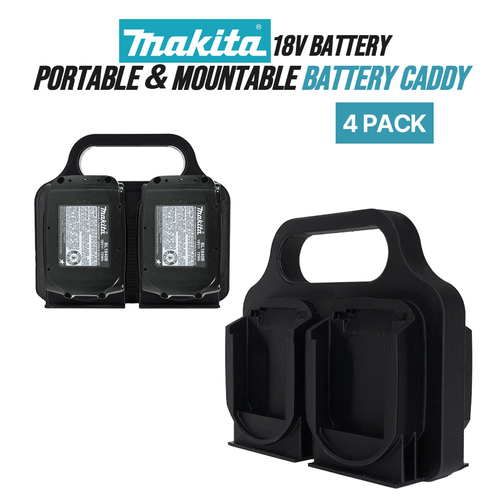Battery X2 Caddy for Makita 18V Battery 2Pack