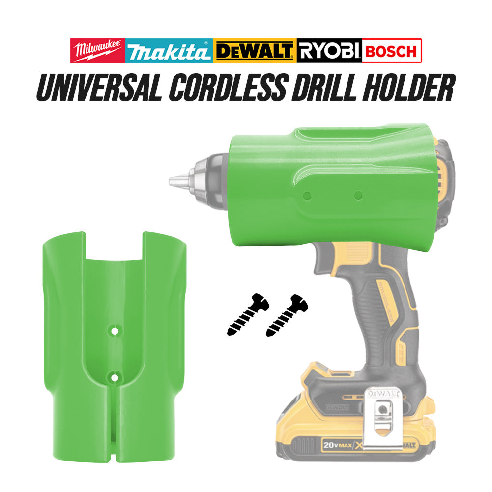 Universal Cordless Drill Holder – Wall Mount organizer