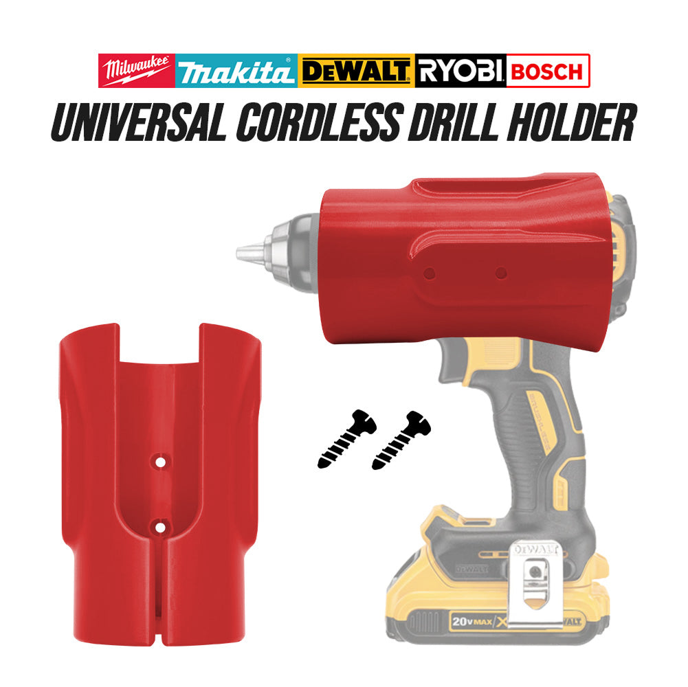 Universal Cordless Drill Holder – Wall Mount organizer
